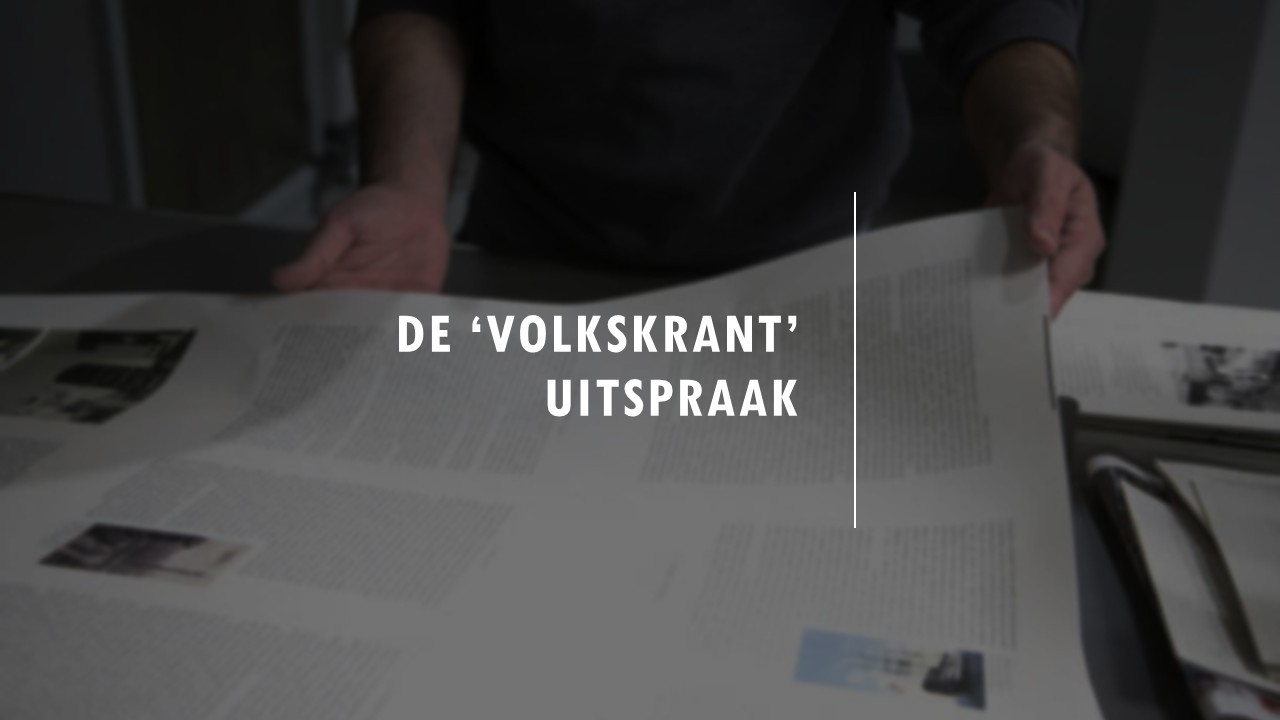 De ‘Volkskrant uitspraak’