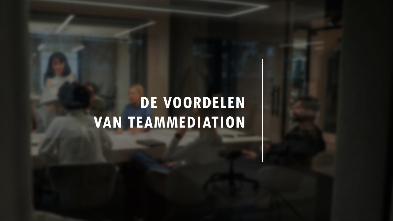 De voordelen van teammediation